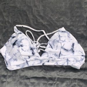 Marble Bathing Suit Top